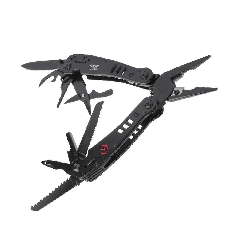 Мультитул Ganzo G302B. Надміцна сталь. 12 різних елементів 5
