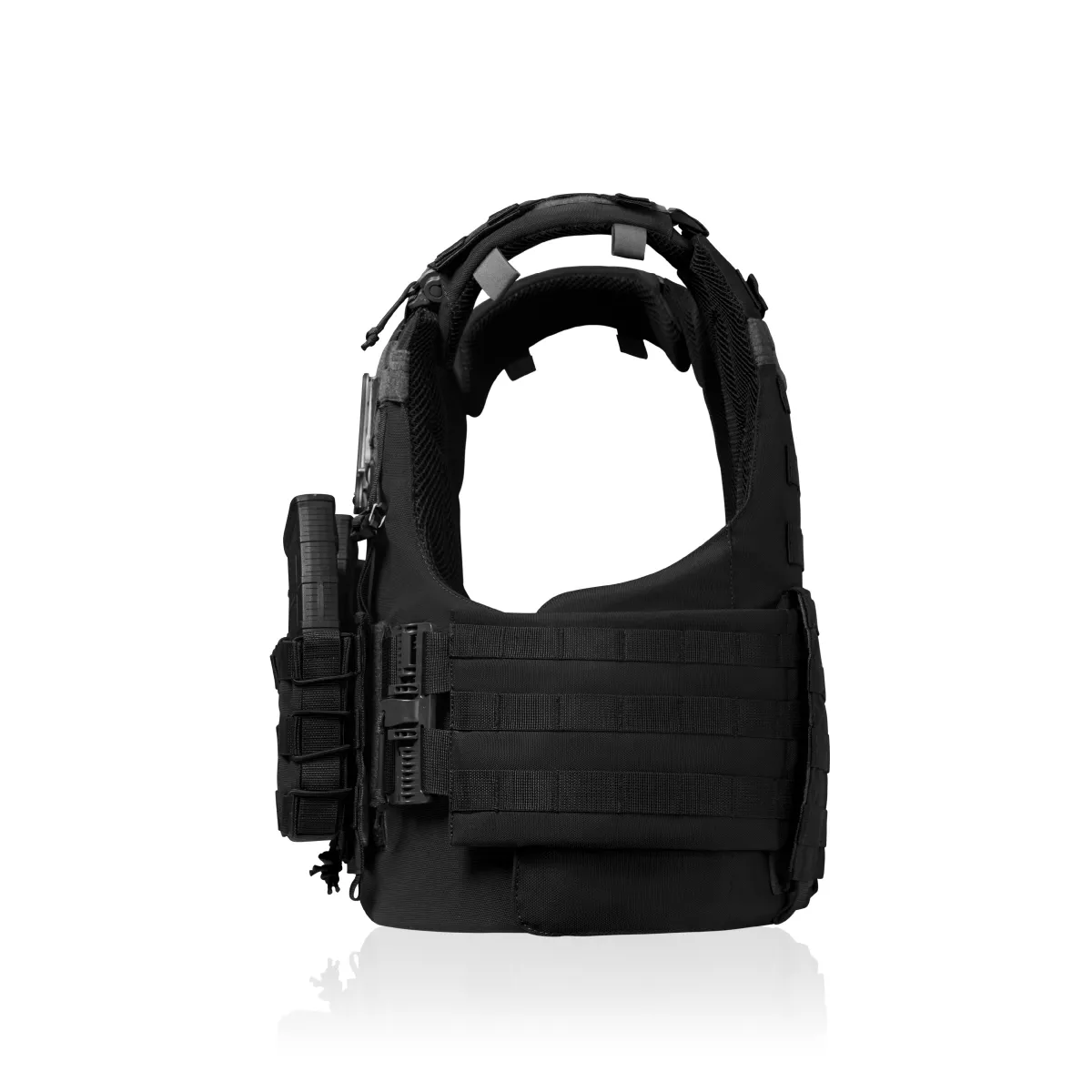 Бойовий бронежилет IBV-2 (Stanag 2920). Вага 4.3 кг. Збільшена площа захисту. Чорний. L/XL 8