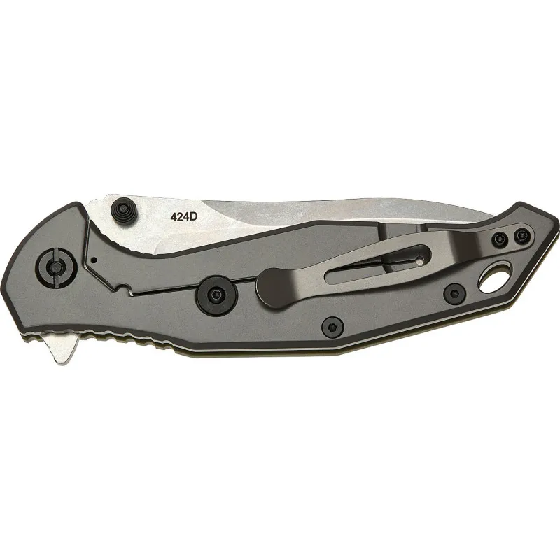 Ніж розкладний SKIF Adventure II SW. Світле (класичне) лезо. Довжина 223 мм. Олива 6