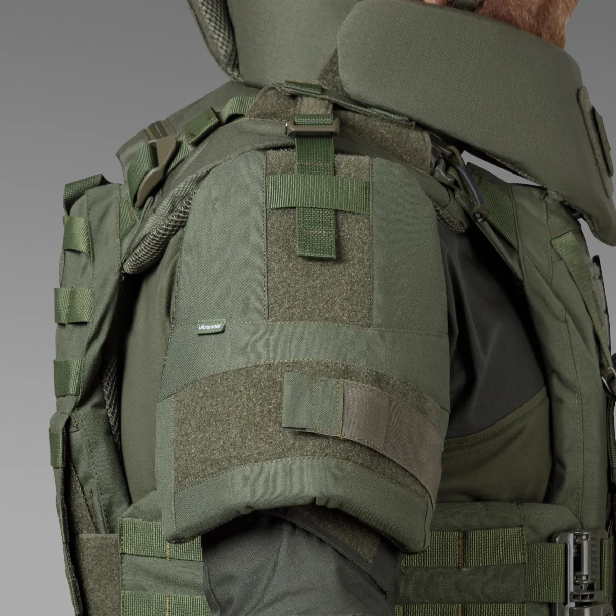 Плечовий захист з балістичними пакетами 1-го класу. STANAG 2920. Олива 7