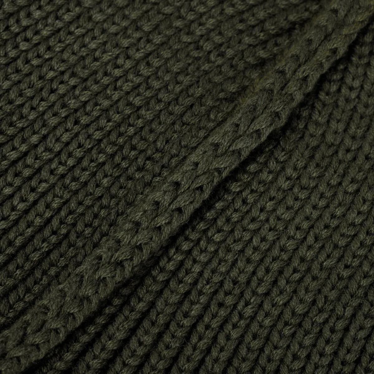 Шапка в’язана Docker Hat. Cotton and wool. Olive 6