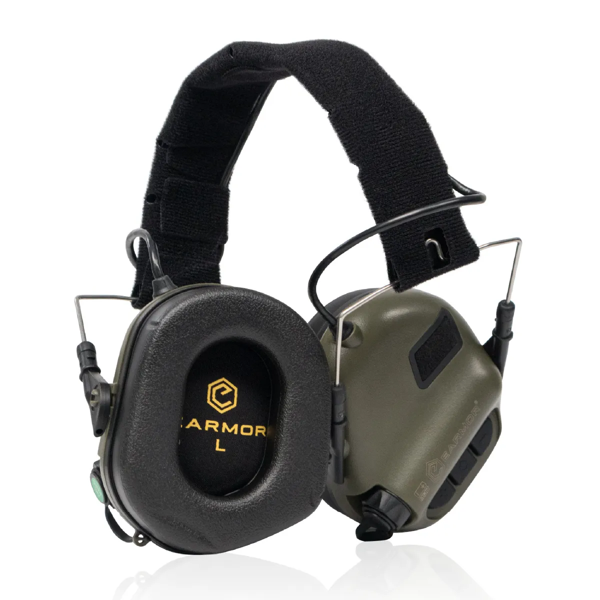 Активні навушники Earmor М31. Олива. Захист IPX-5, ударостійкі 7