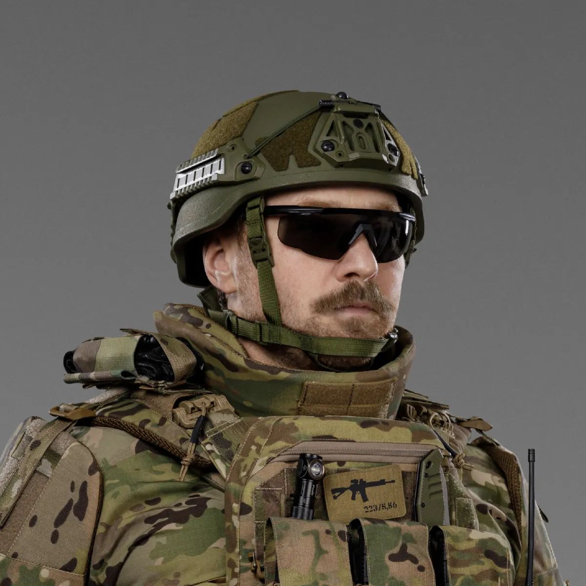 Балістичний шолом Sestan-Busch Helmet Mid Cut (BK-ACH-MC). Олива. Розмір L 5