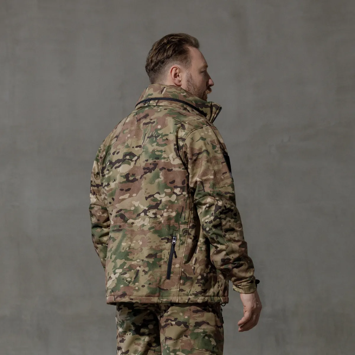 Куртка тактична Softshell Hawk Jacket. Захист від вітру та вологи.  Мультикам 4