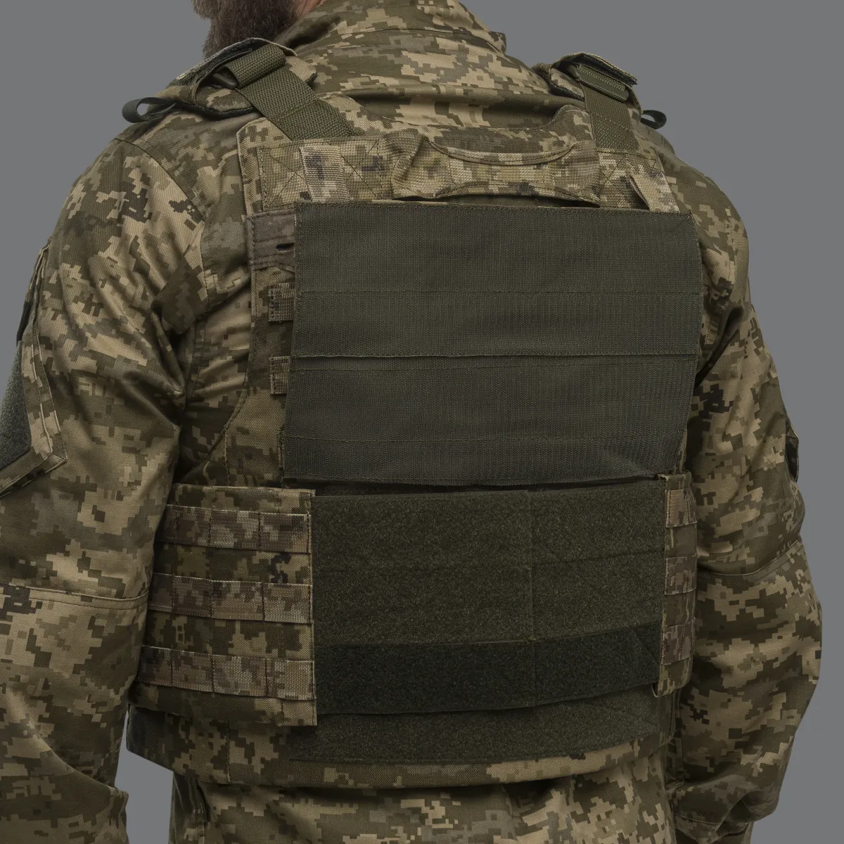 Бойовий бронежилет IBV-2 (Stanag 2920). Вага 4.3 кг. Збільшена площа захисту. Піксель (мм-14).  L/XL 13