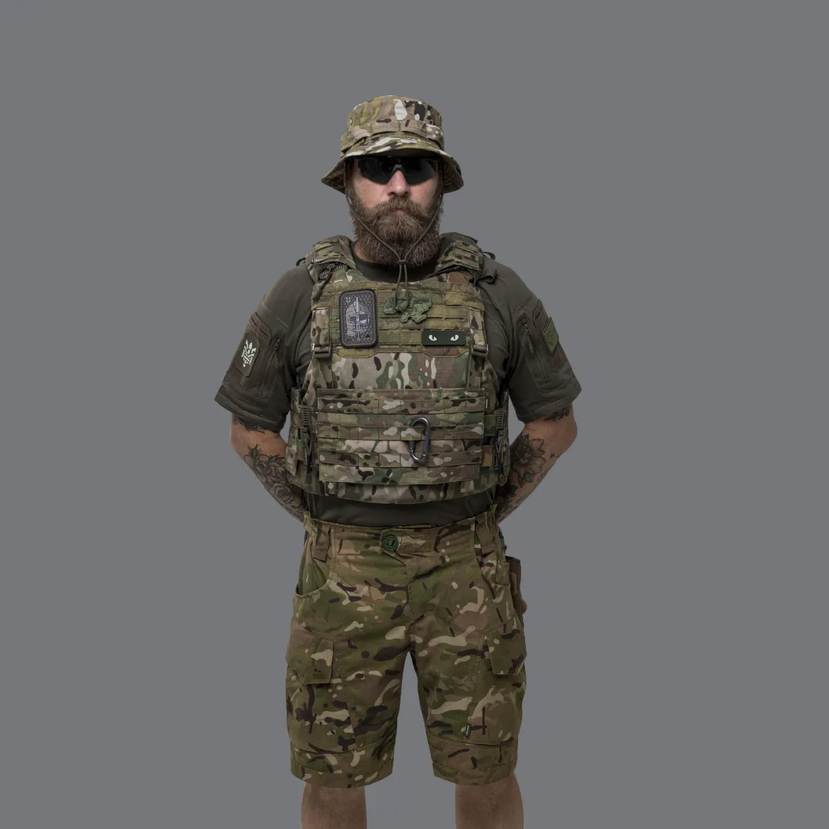 Шорти тактичні BDU Shorts I. 10 кишень. Cotton and polyester. Мультикам 3