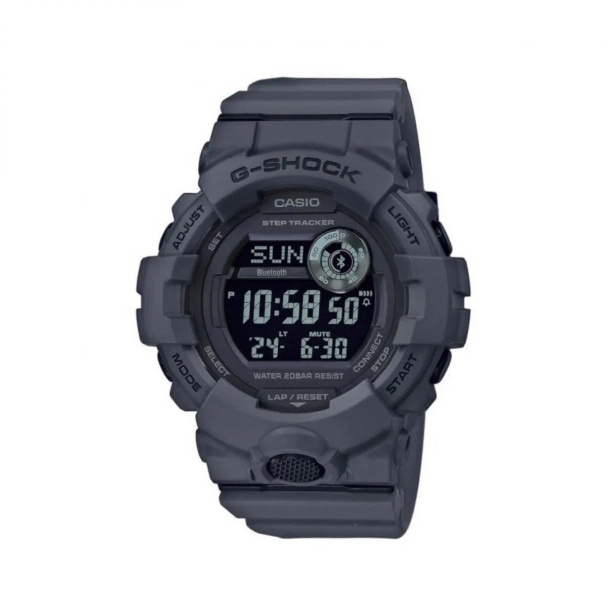Тактичний годинник Casio G-SHOCK G-Squad GBD-800UC. Водостійкий корпус. Сірий
