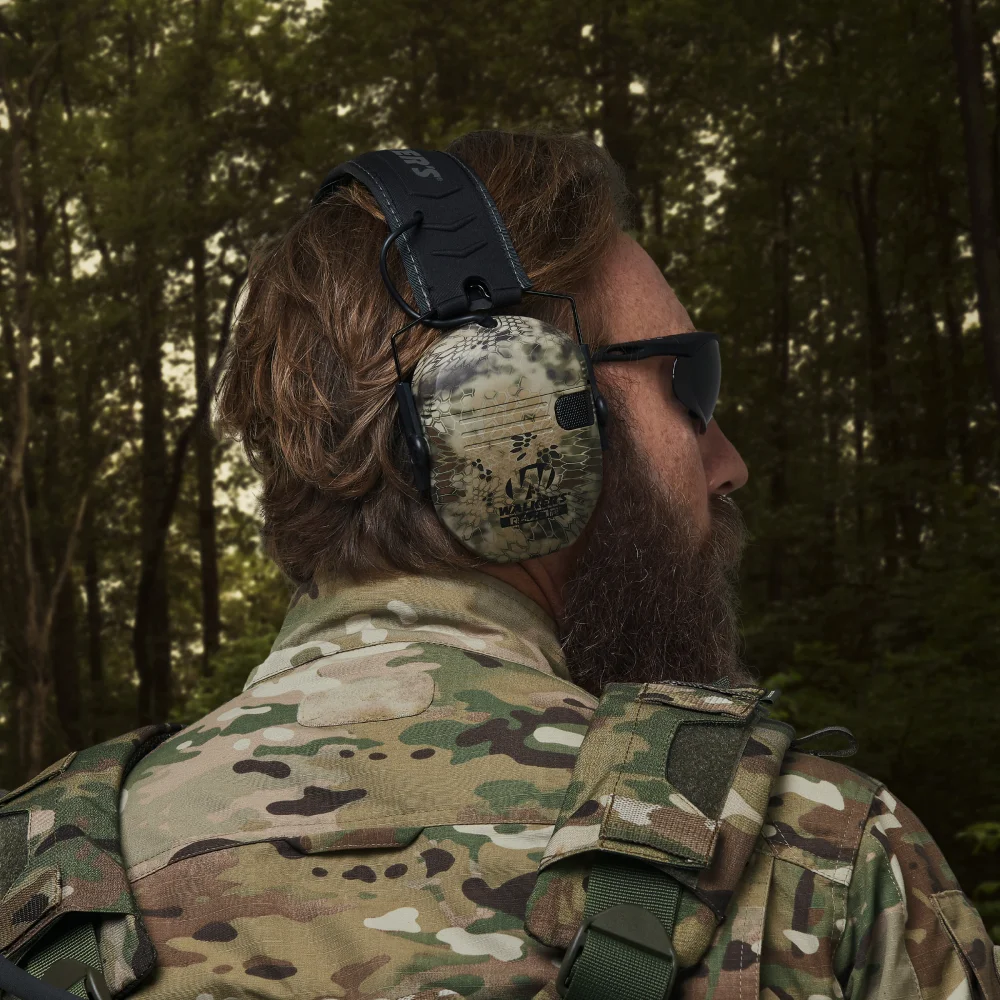 Активні навушники Walker's Razor Slim Kryptek з наголів'ям. Виробник США 2