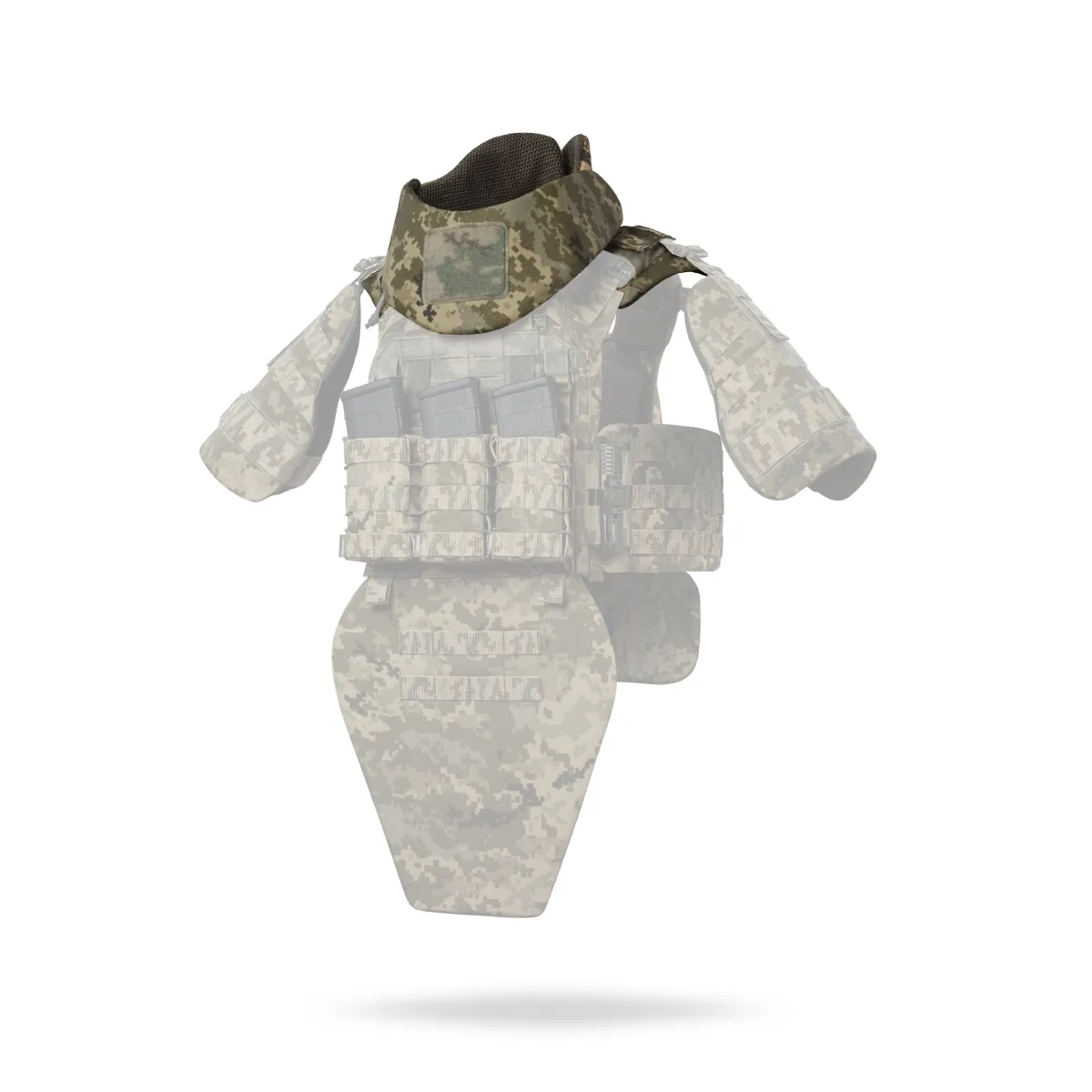 Балістичний захист шиї Gen 1 (та верхньої частини спини) 2-го класу. Піксель (мм-14) 2