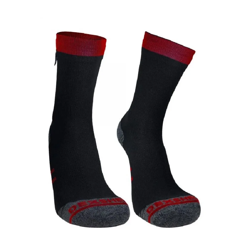 Водонепроникні шкарпетки Dexshell Running Lite Socks. Червоні смужки 5