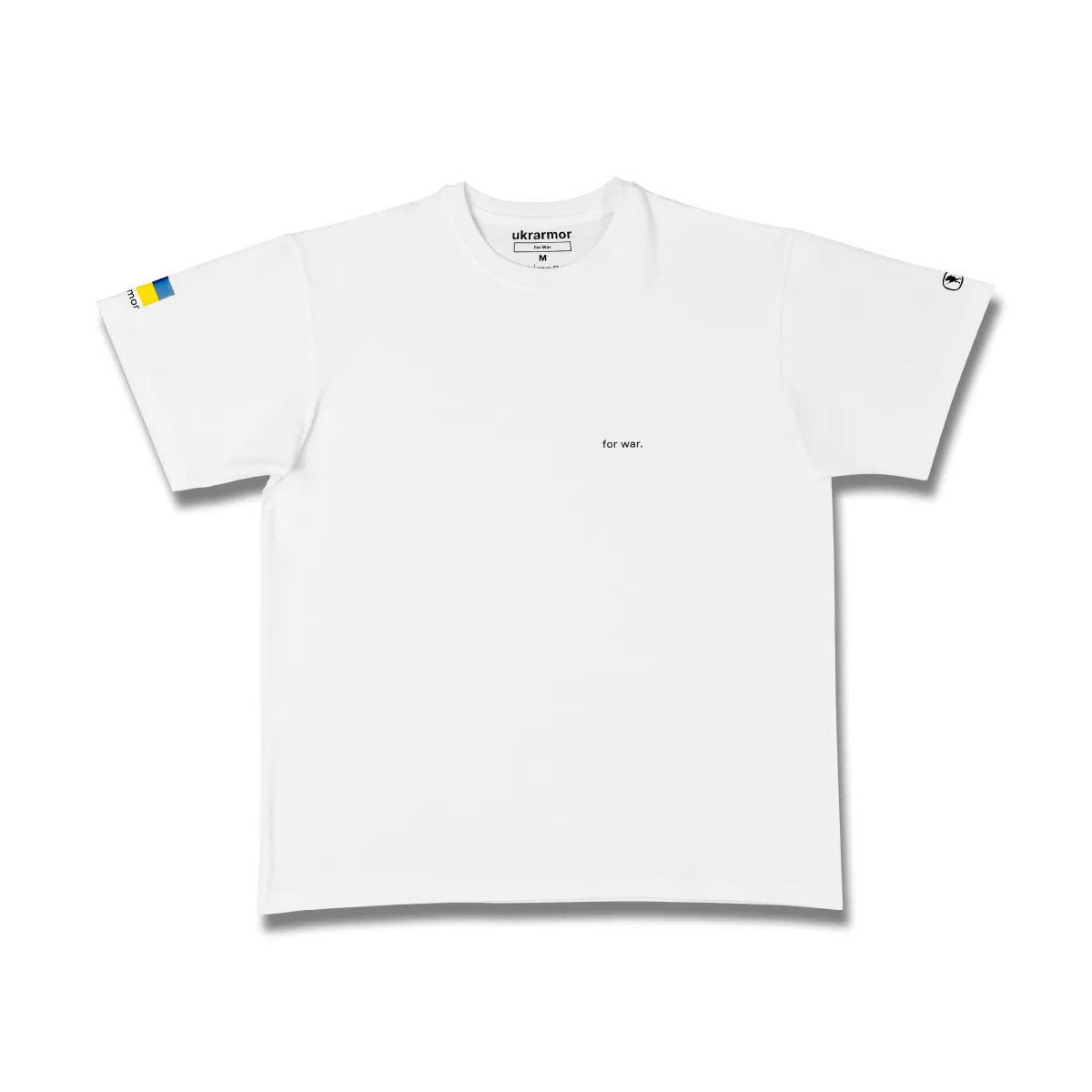 Футболка чоловіча For War White (білий). Матеріал Cotton/Elastane 3