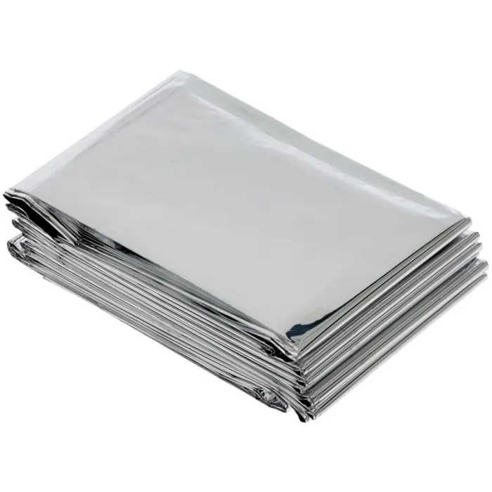 Аварійна термоковдра Skif Outdoor Thermo Shield. Матеріал алюмінійований поліетилен, 210х160 см