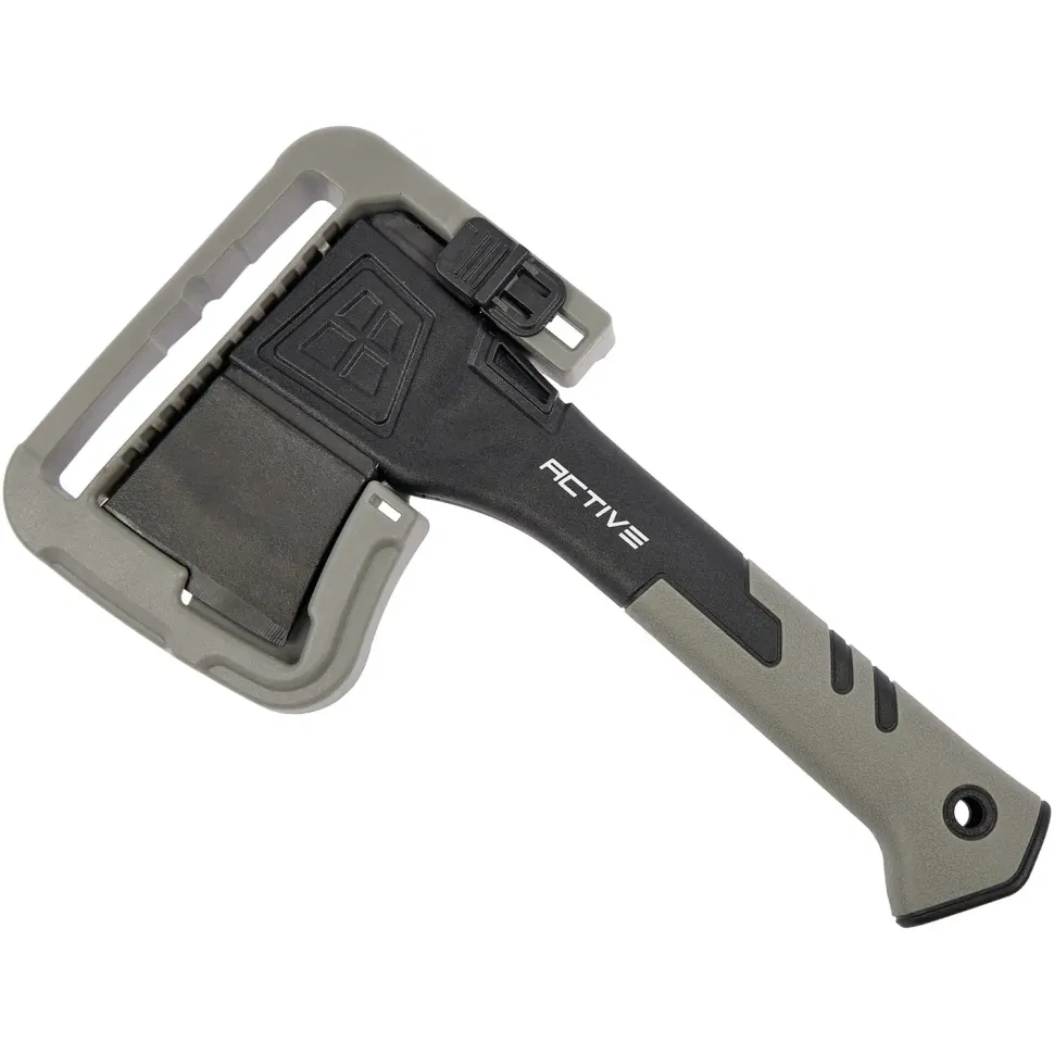 Сокира Active Tourist сіра з полімерним прогумованим руків’ям, метал High Carbon Steel 3