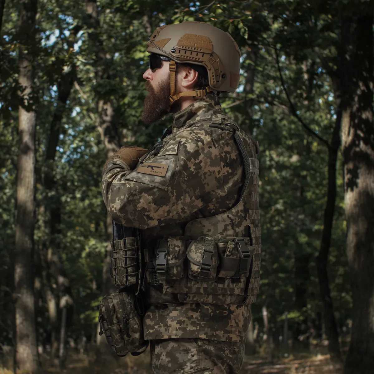 Комплект спорядження Vest Full (based on IBV) S/M 2-го класу захисту. Піксель(мм-14) 9