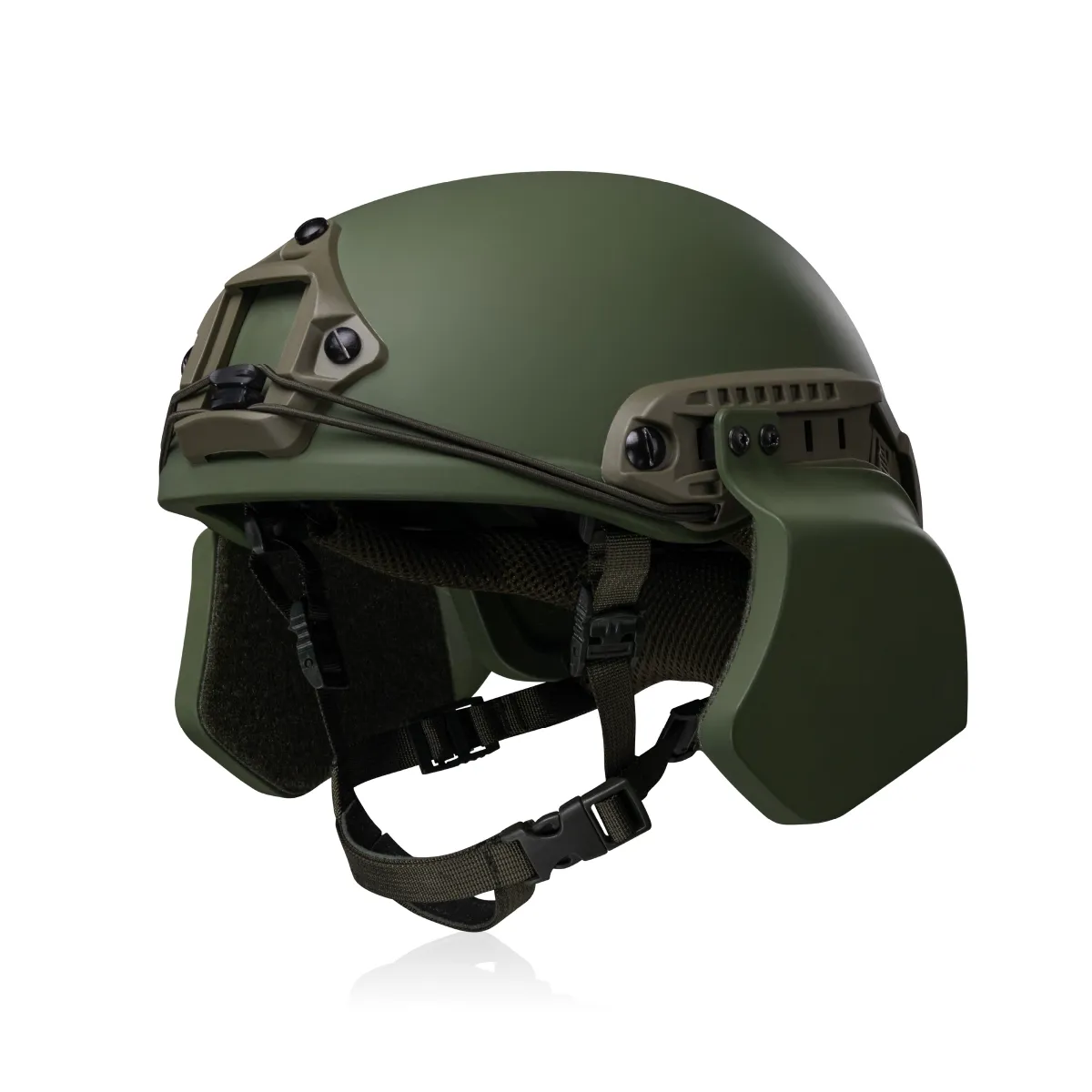 Захист боковий балістичний захист для шоломів без вух (типу FAST, TOR). Олива 3