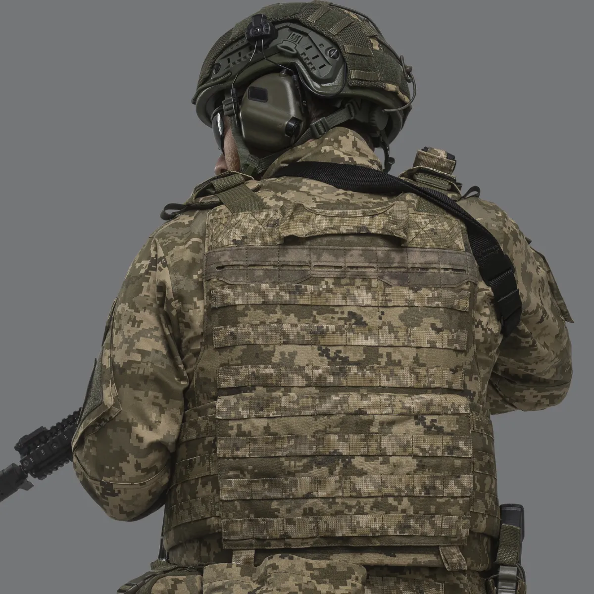 Бойовий бронежилет IBV-2 (Stanag 2920). Вага 4.3 кг. Збільшена площа захисту. Піксель (мм-14).  L/XL 6