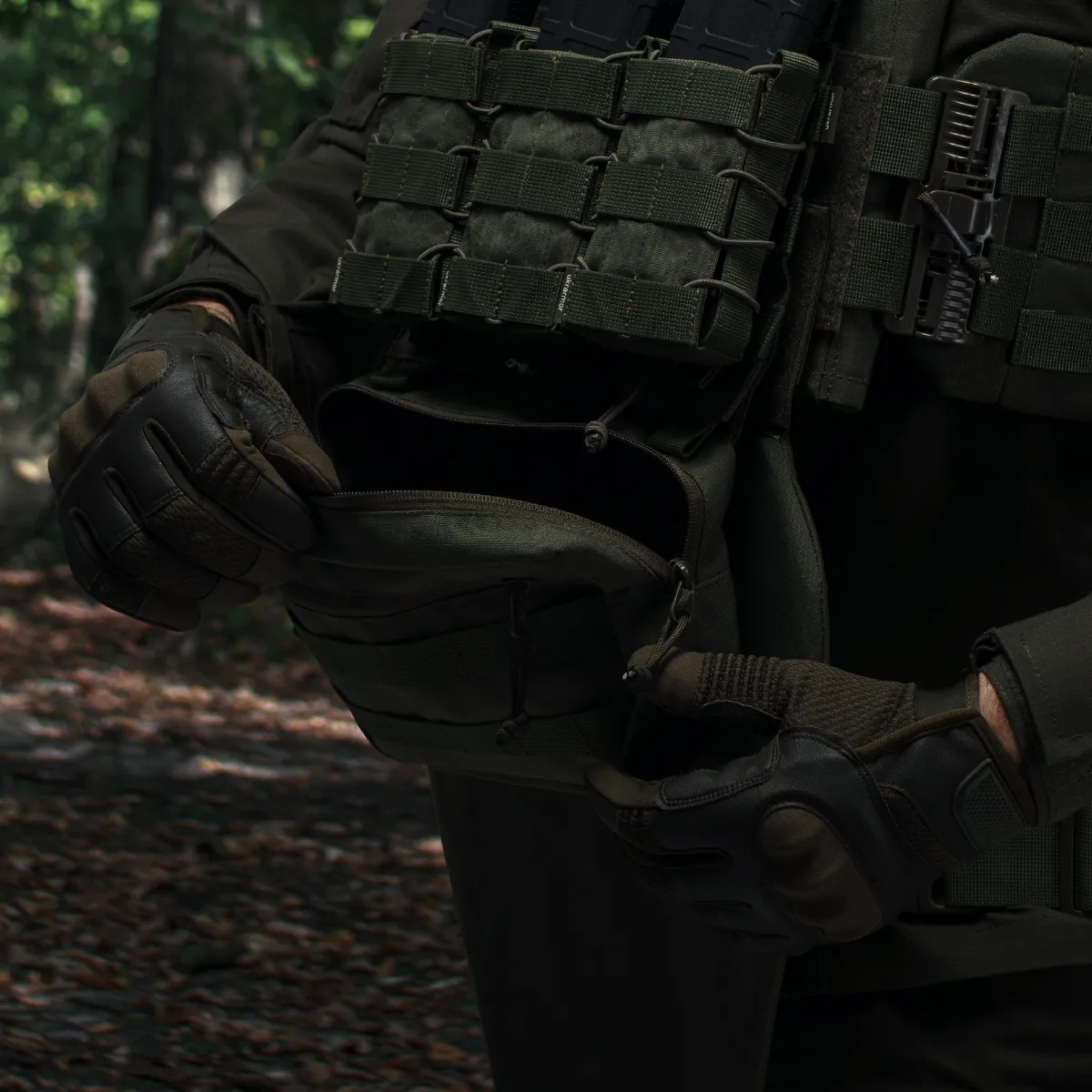 Сумка-напашник стандартна. Матеріал Cordura 1000. Олива 5