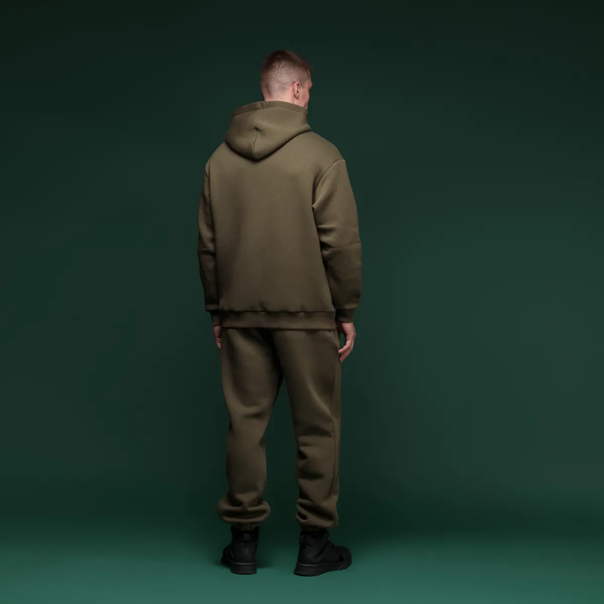 Спортивний костюм Ukrarmor Rush Hood&Pants однотонний. Олива 6