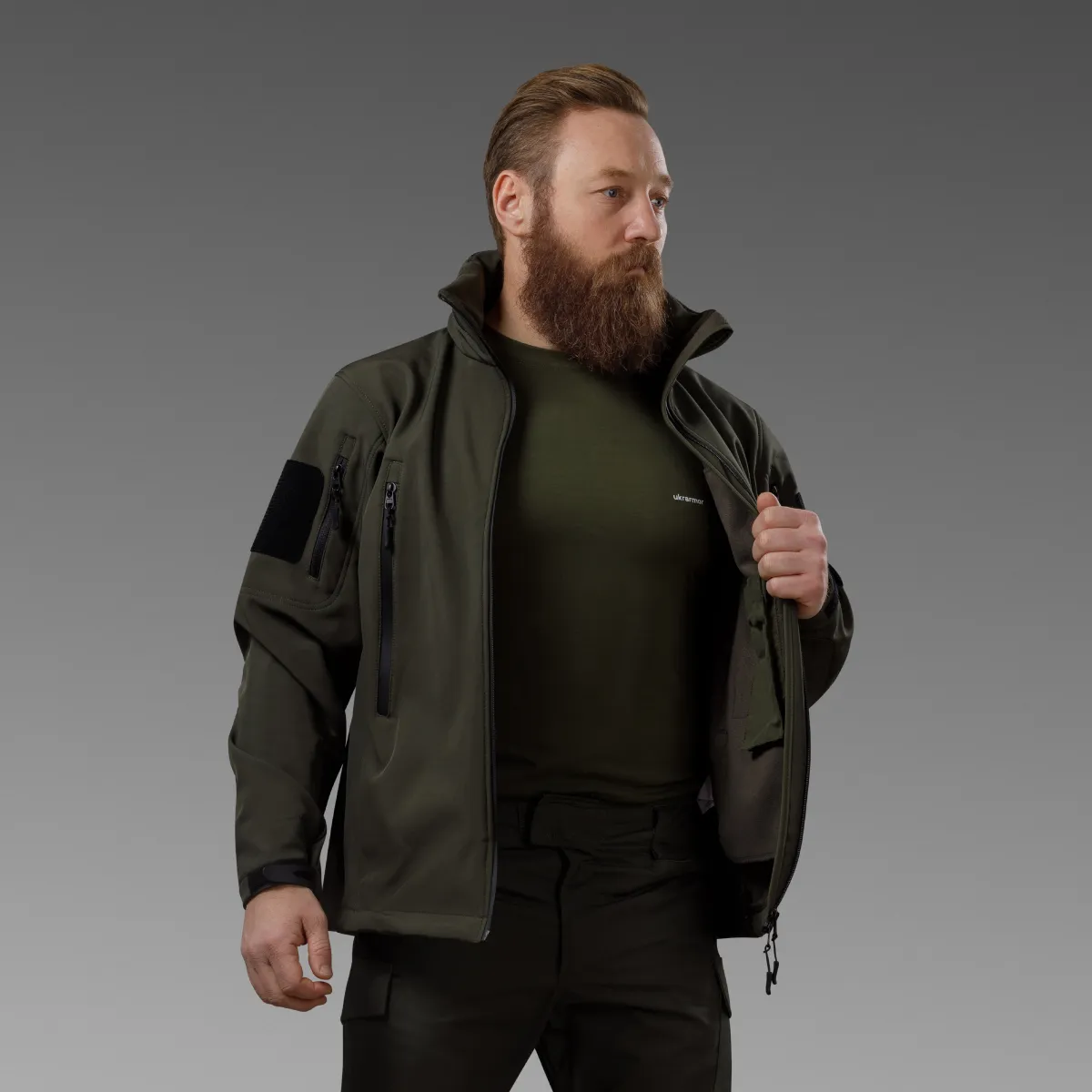 Куртка тактична Softshell Hawk Jacket. Захист від вітру та вологи.  Олива 5