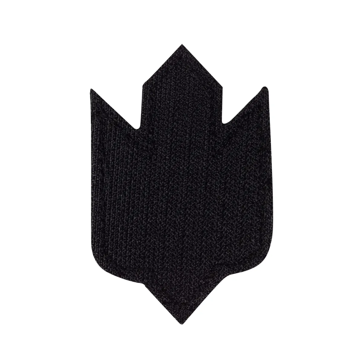 Шеврон (нашивка) Тризуб ЗСУ, 8.5х5.5 см. Червоно-чорний 4