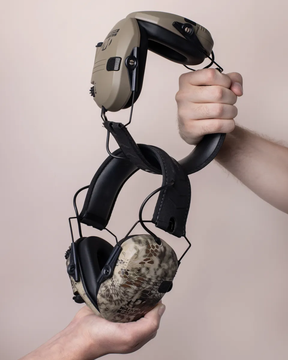 Активні навушники Walker's Razor Slim Kryptek з наголів'ям. Виробник США 7