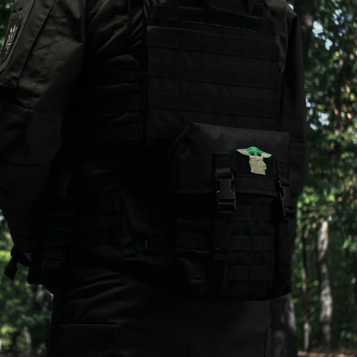 Тактичний підсумок “Сухарка”. Чорний. Для перенесення амуніції та особистих речей. 3