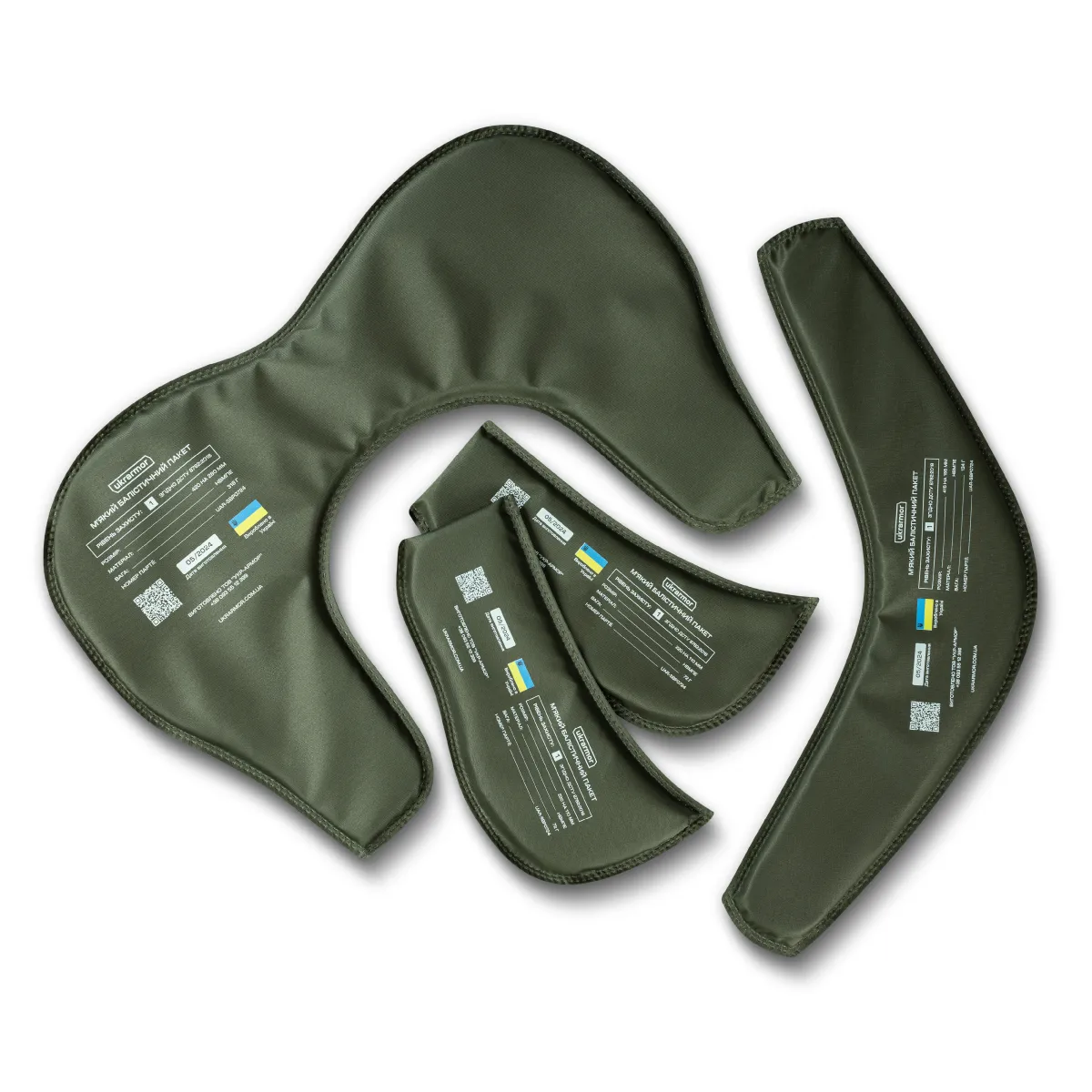 Балістичний захист шиї Gen 2 (та верхньої частини спини) 1-го класу. Чорний 5