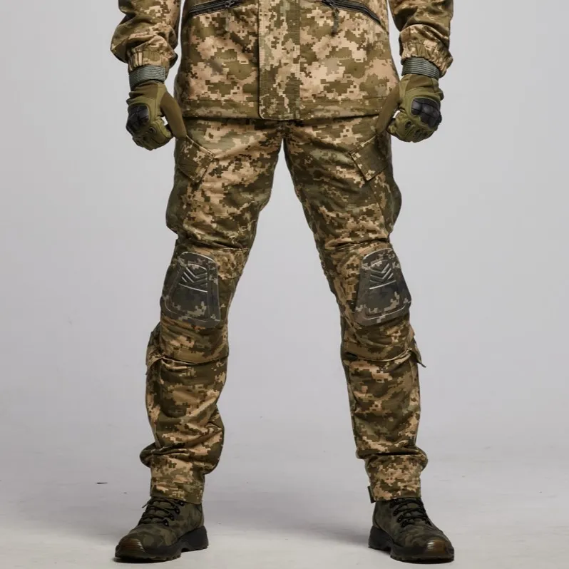 Тактичні штани з наколінниками. Армований Rip-Stop, піксель (мм-14) 2