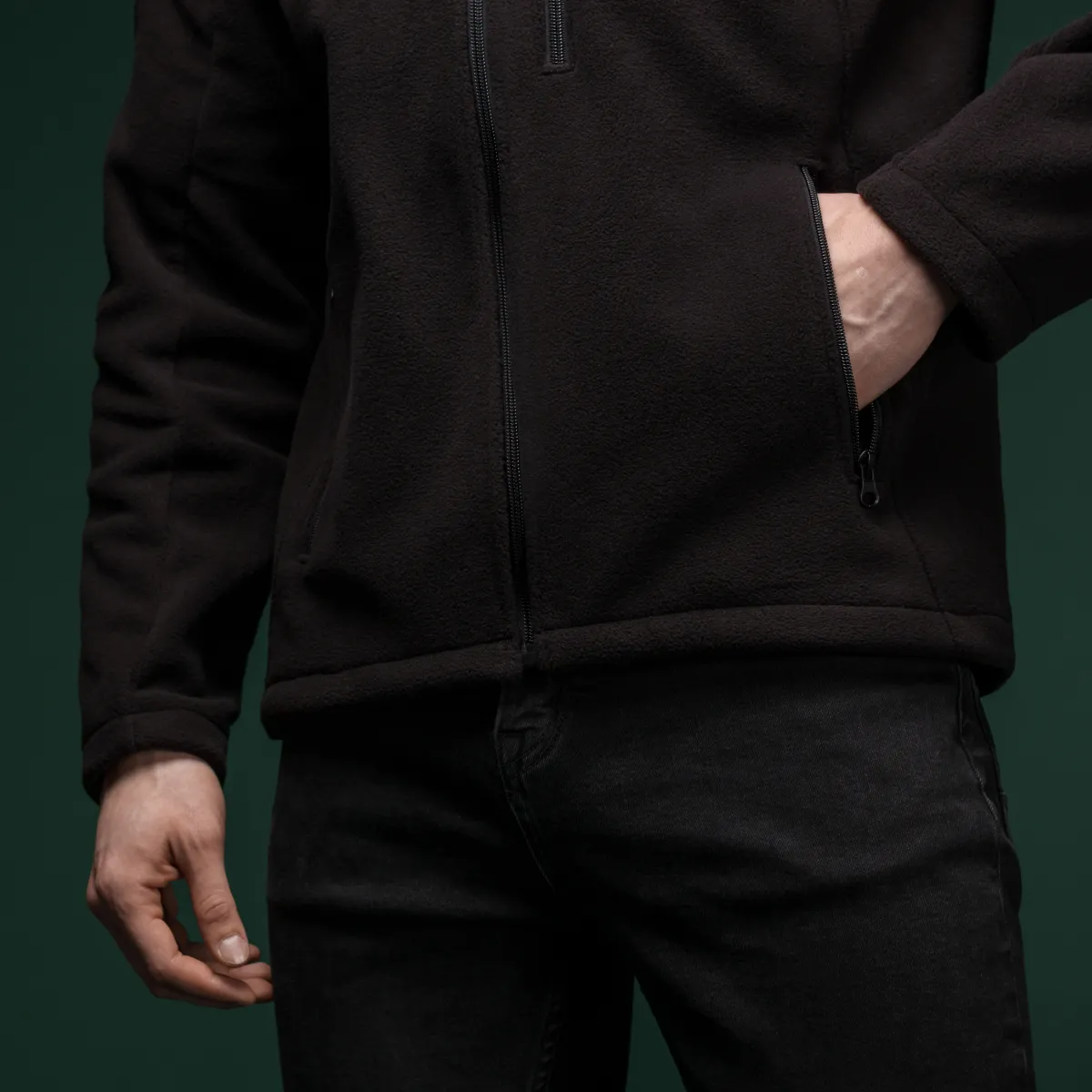 Флісова кофта Ukrarmor Patrol Pullover Fleece Black. Polyester, windproof 4