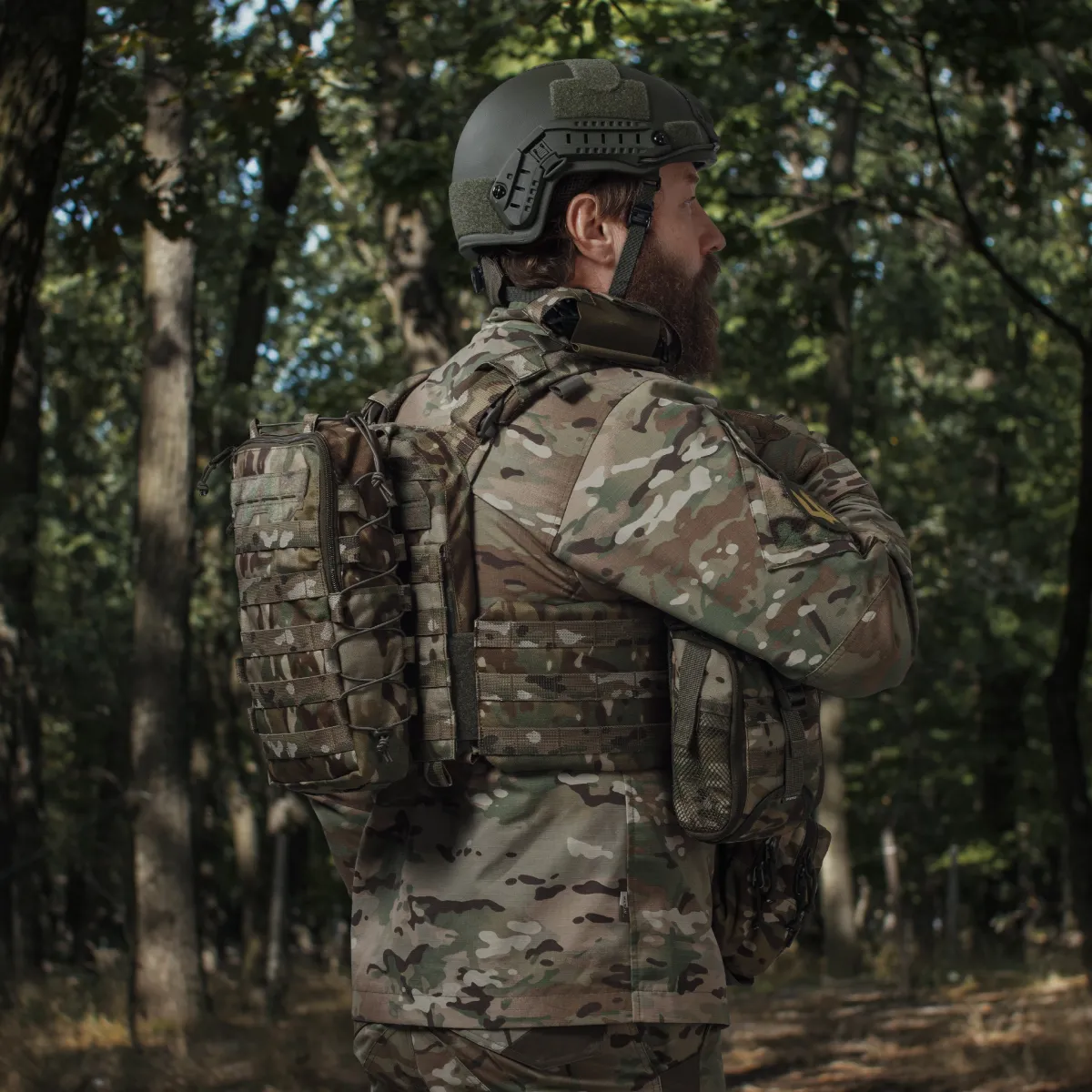 Комплект спорядження Commando Elite Tactical Assault Kit. Під 27х35.5 см бронеплити. Мультикам 14