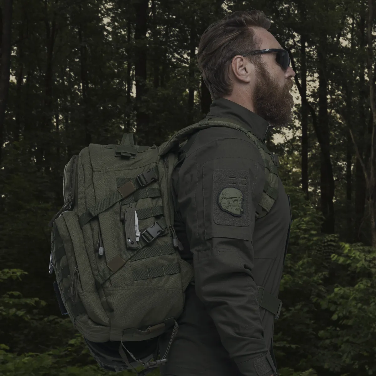 Тактичний рюкзак RANGER на 40 л. Олива. CORDURA 1000 10