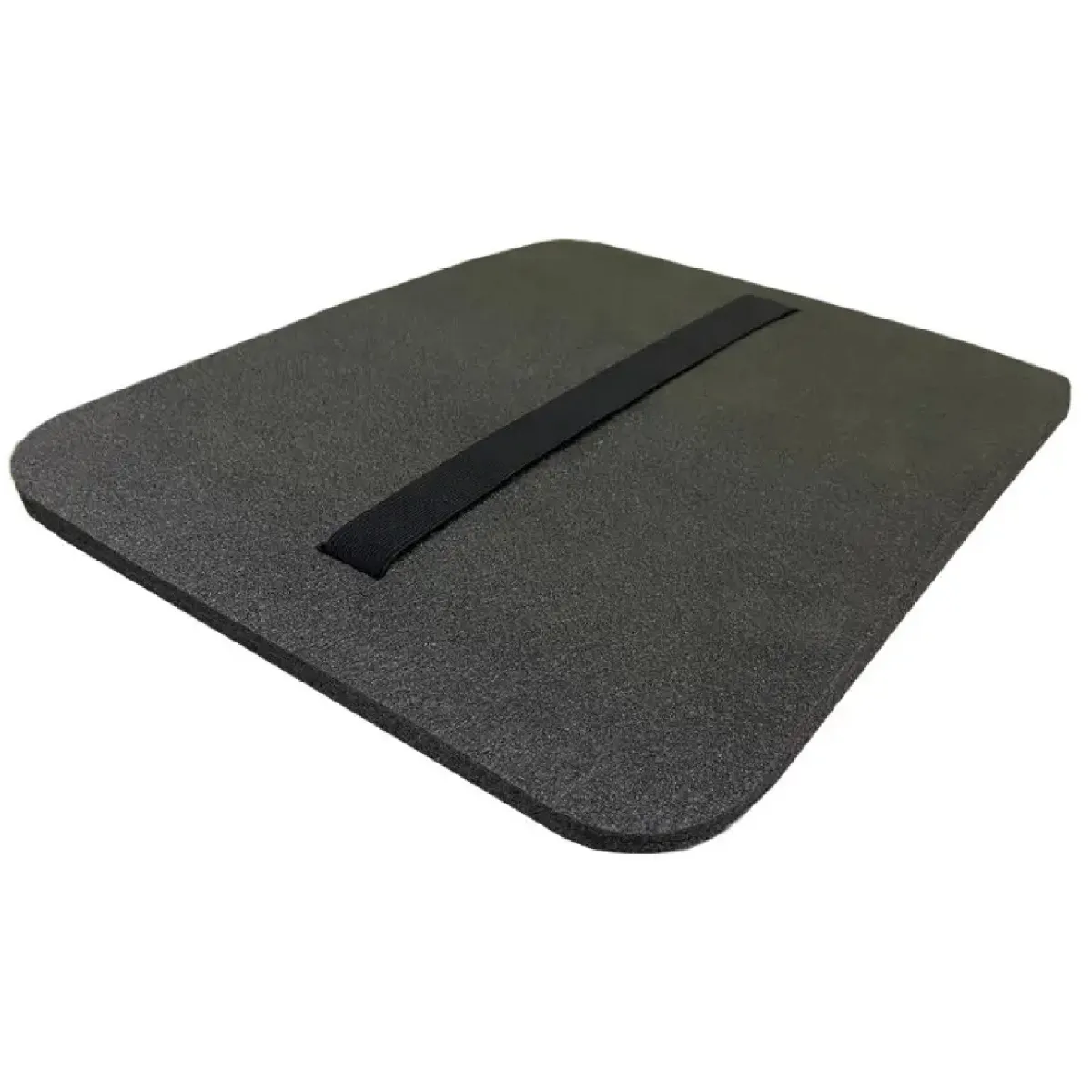 Килимок для сидіння із фіксаторами фастекс, 30 х 40 х 1,0 см, 1-шаровий, сірий