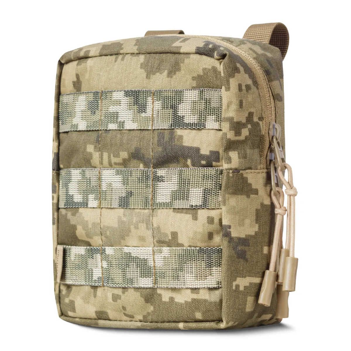 Підсумок утилітарний L. Кріплення Molle. Cordura 1000. Піксель (мм-14).