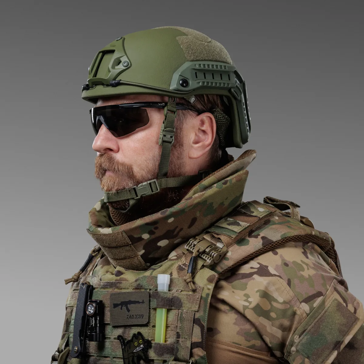 Балістичний захист шиї Gen 3 (та верхньої частини спини) 2-го класу. Мультикам 3