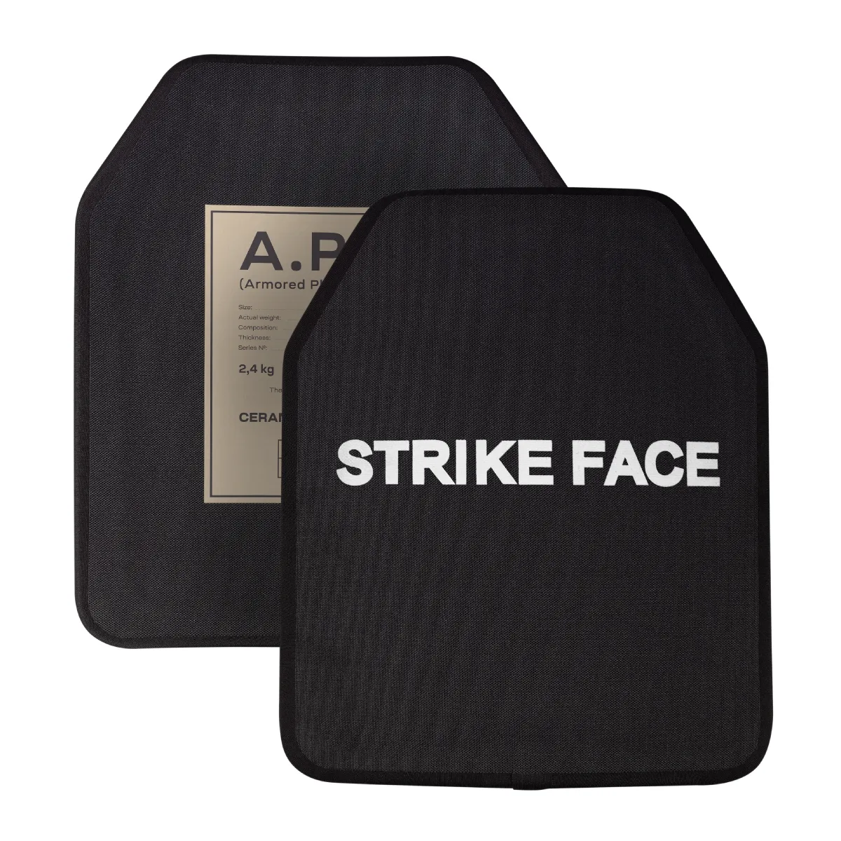 Плиты керамика 6 класс защиты (комплект). Вес 4.8 кг. Размер M (25х30 см.) A.P.S.