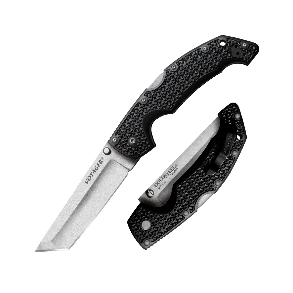 Ніж розкладний Cold Steel (CША) Voyager Large Tanto Point, 235 мм, нержавіюча сталь 3