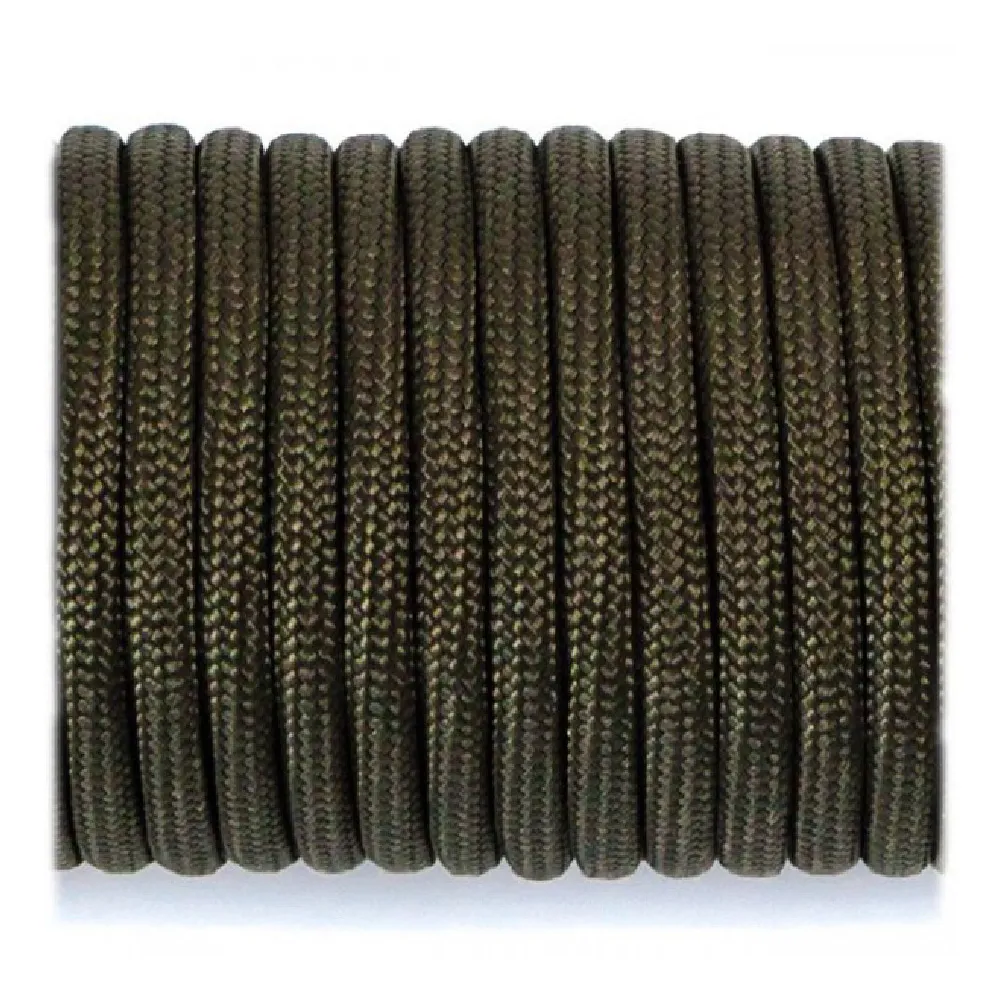 Мотузка Paracord 550 типу III. Довжина 10 м. Навантаження до 250 кг. Колір Олива