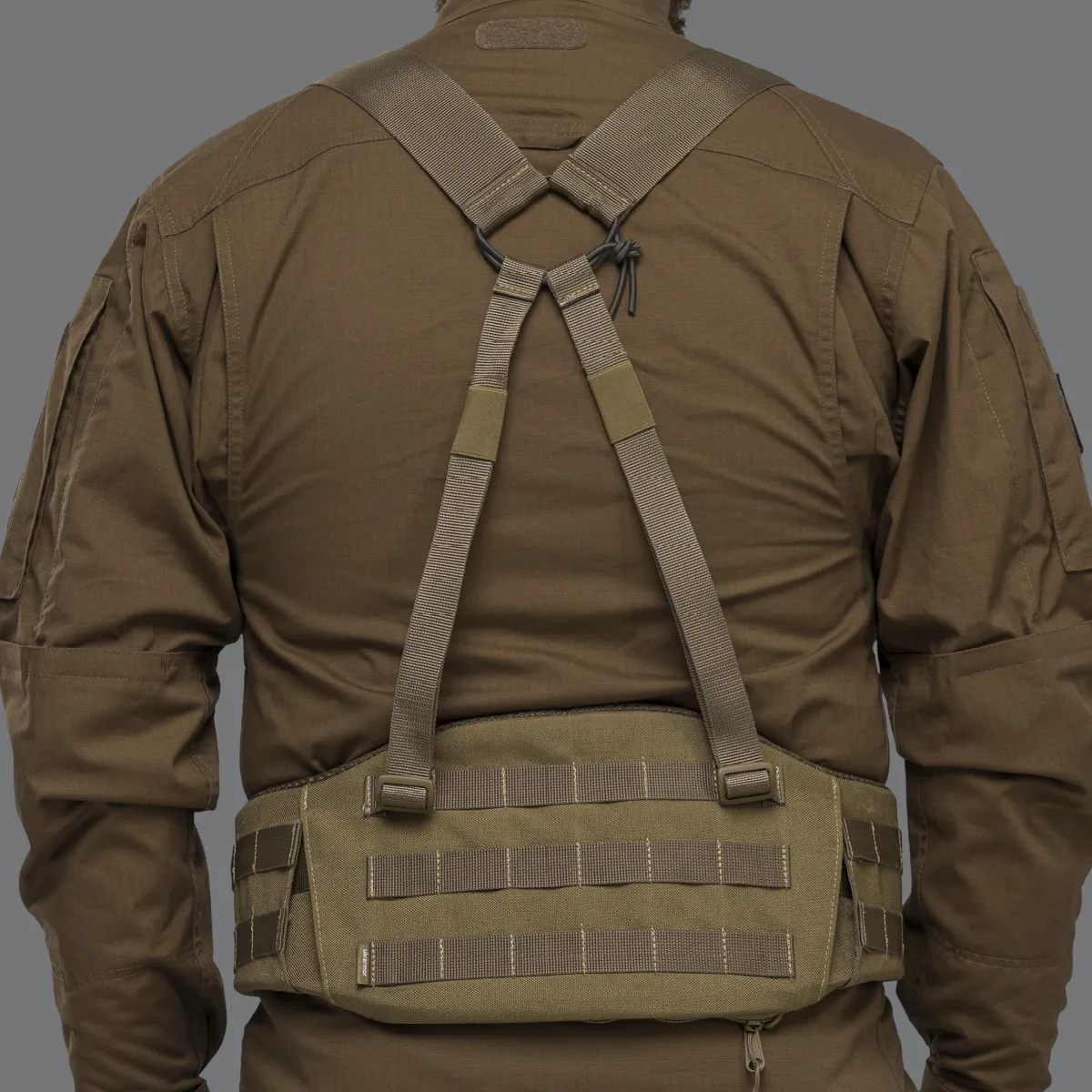 Плечові ремені для тактичного пояса. Кріплення Molle. Койот 2