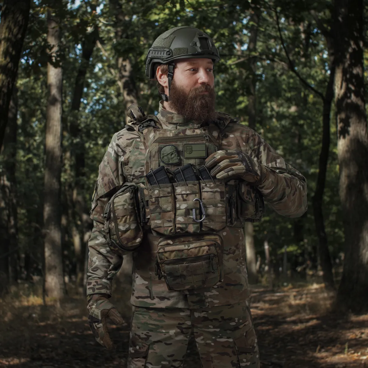 Комплект спорядження Commando Elite Tactical Assault Kit. Під 27х35.5 см бронеплити. Мультикам 2