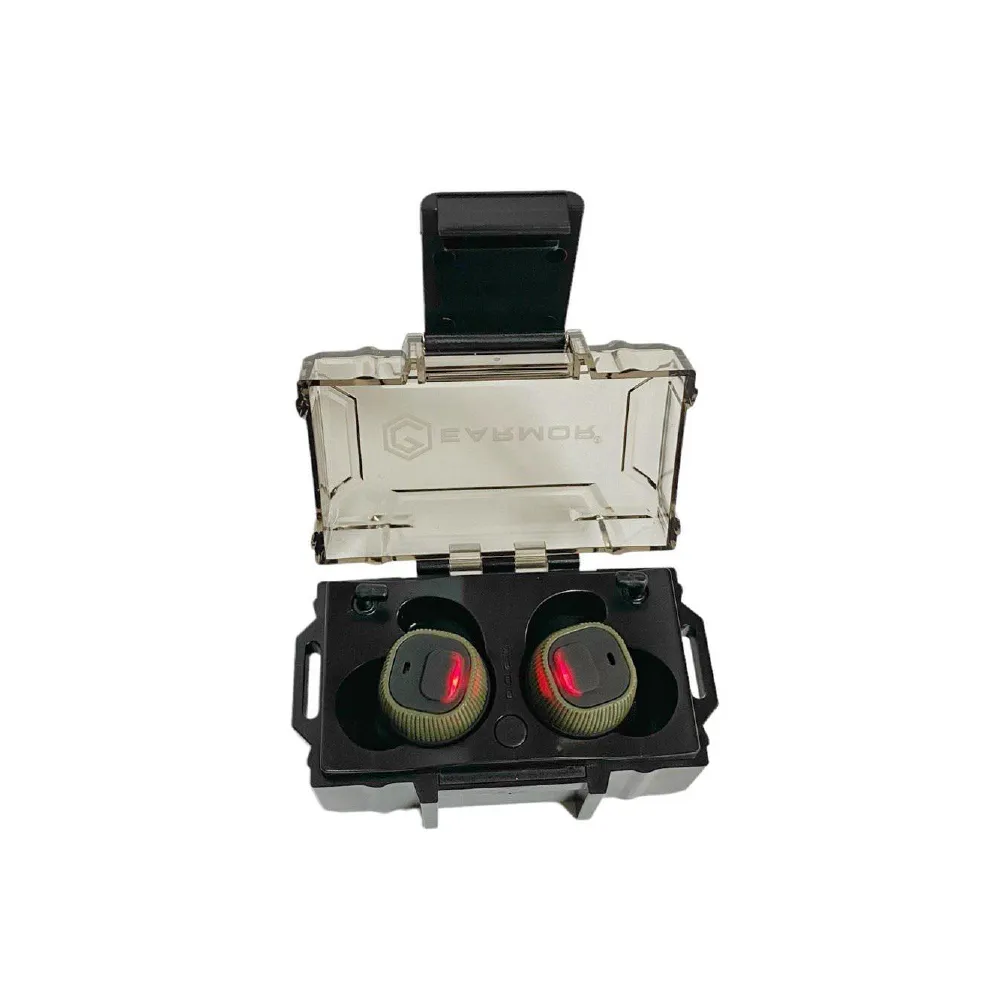 Активні захисні беруші Earmor M20 Electronic Earbuds, бездротові, на 2 режими роботи. Олива 2