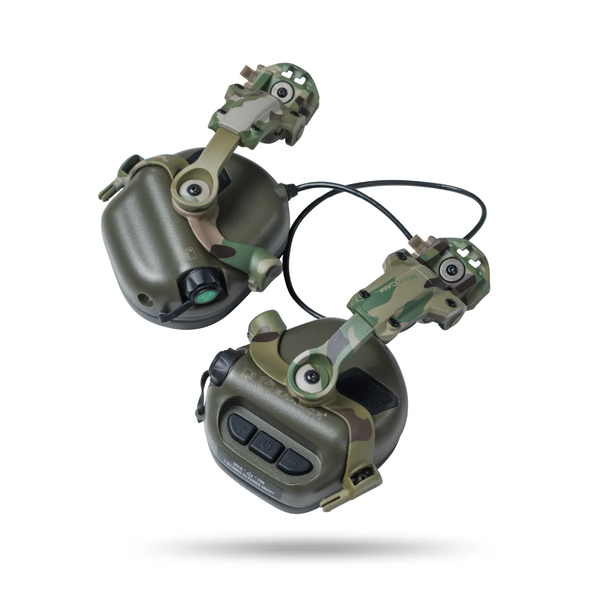 Кріплення адаптер для активних навушників на шолом. Мультикам 2