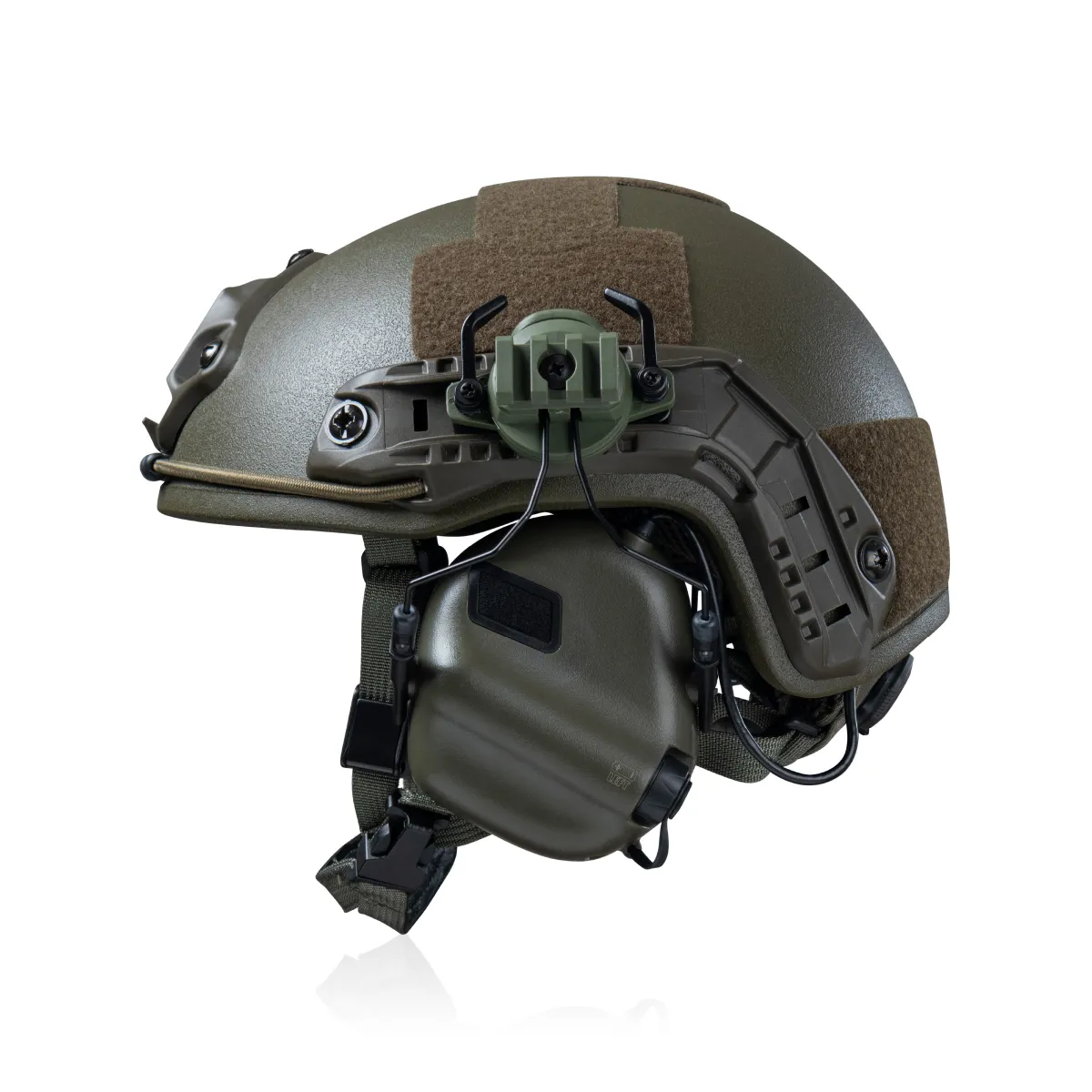 Активні навушники Earmor M31 в комплекті з дужкою/наголів'ям. Олива 3