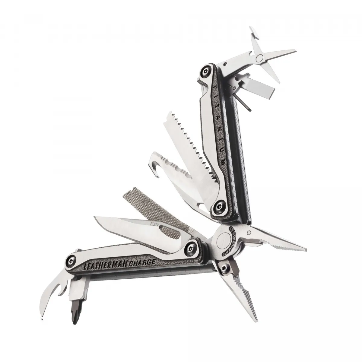 Мультитул Leatherman® (США) Charge TTI Plus Silver на 19 інструментів з нержавіючої сталі 5