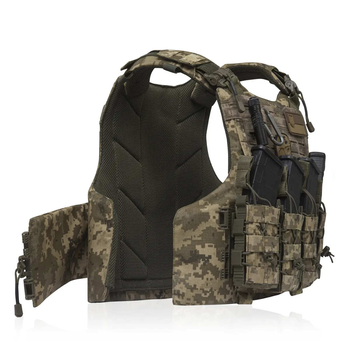 Плитоноска IBV (аналог IOTV). Збільшена площа захисту. Колір Піксель (мм-14) 2