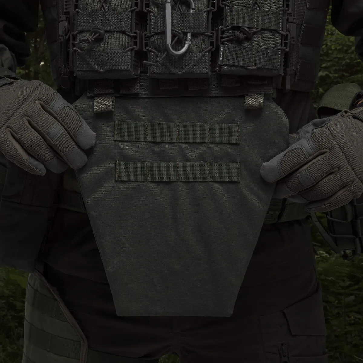 Протиуламковий фартух 1-го класу захисту (з балістичним пакетом). Розмір L. Олива 9