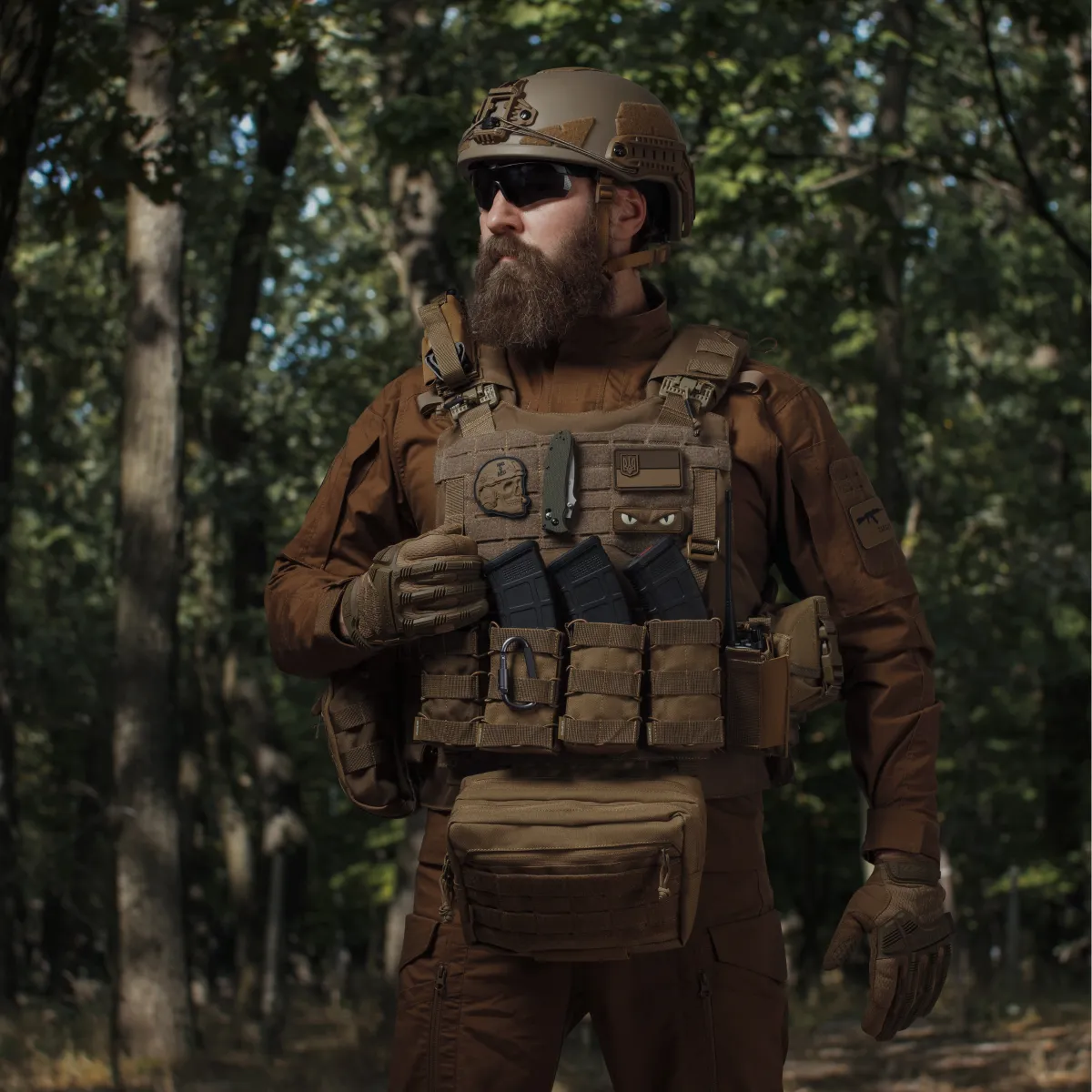 Комплект снаряжения Vest Full (based on IBV) L/XL 2-го класса защиты. Койот 2