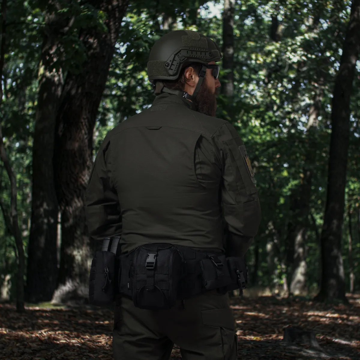 Комплект Modular Battle Belt S/M 1-го класу захисту. Тактичний пояс з обвісами. Чорний 3