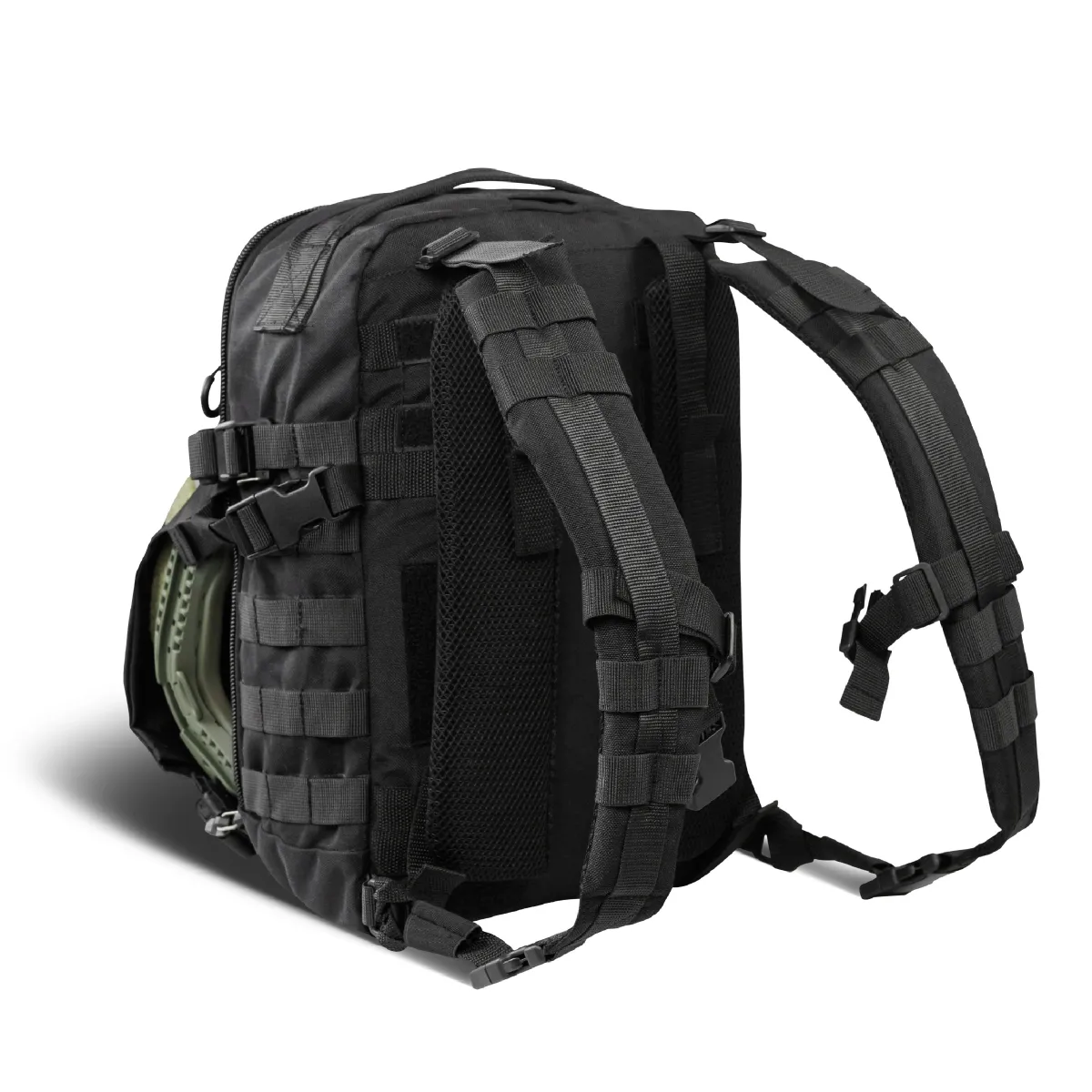 Тактичний рюкзак DP20 на 20 л. Cordura 1000D. Кріплення Molle. Чорний 5