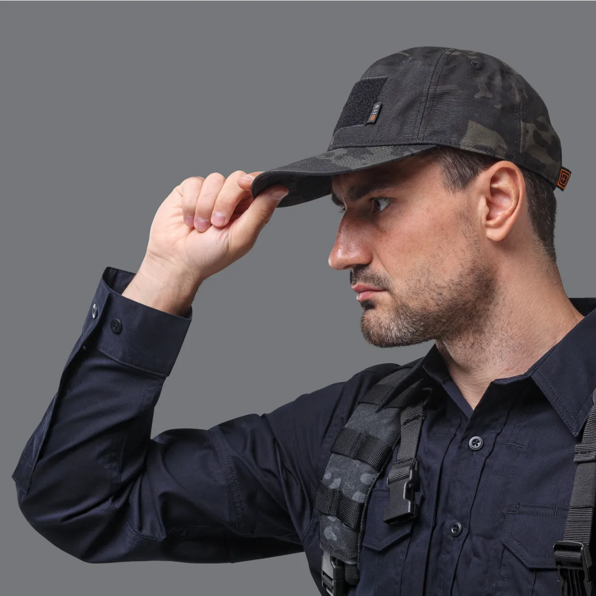 Кепка 5.11 Tactical® Flag Bearer. Колір Чорний Мультикам 6