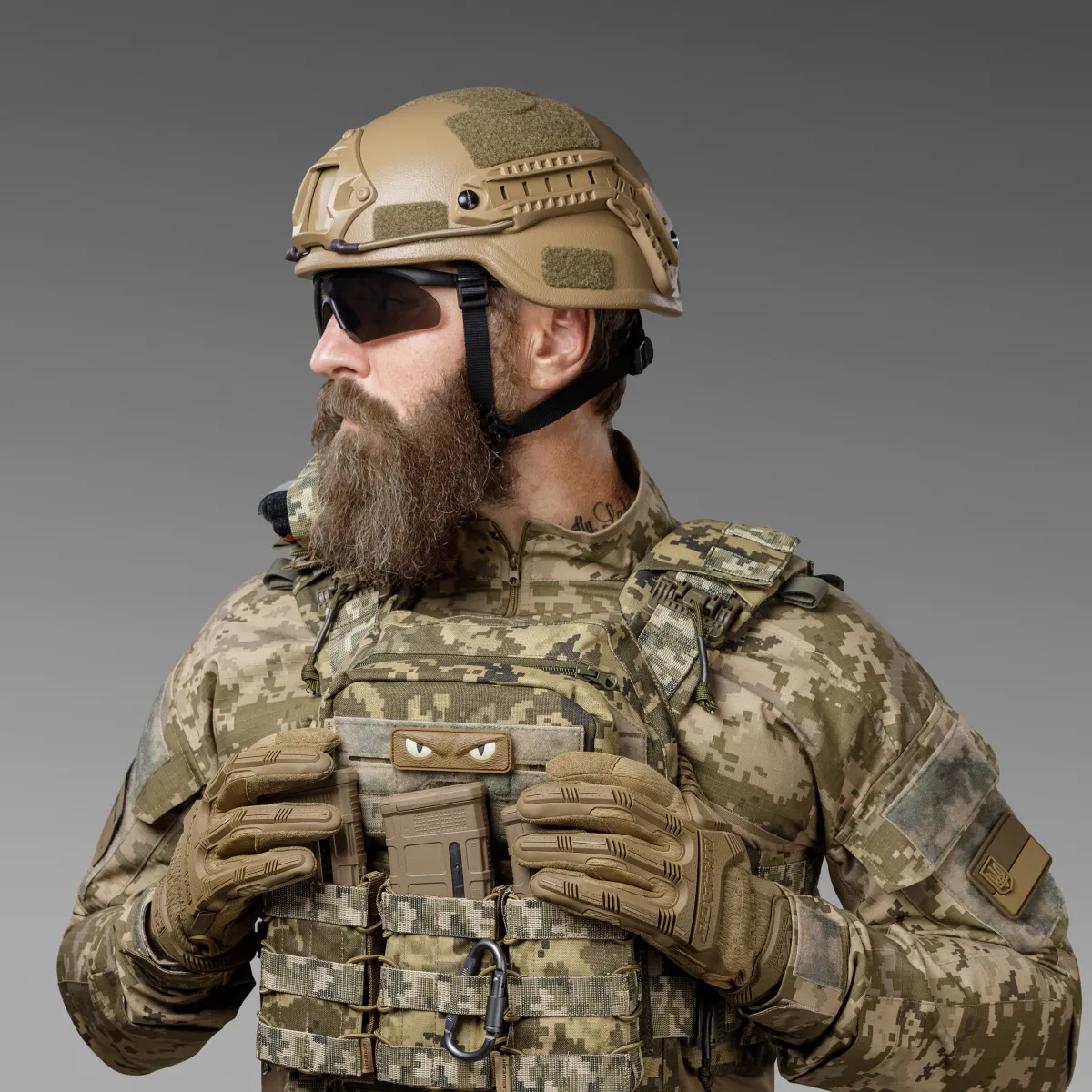 Кевларовий шолом Mich 2000 Ops Core койот. Рівень захисту NIJ IIIA 5